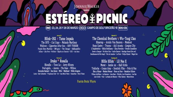 Cartel Festival Estéreo Pícnic 2023.