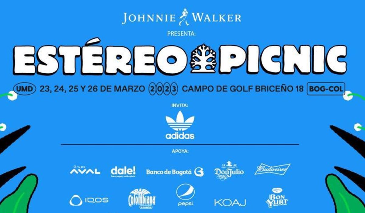 Horarios en que se presentarán artistas en Festival Estéreo Picnic 2023