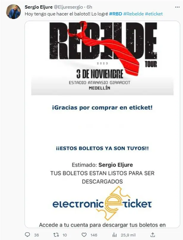 Problemas por venta de boletas para concierto RBD en Colombia: precios y disponibilidad Problemas por venta de boletas para concierto RBD en Colombia: precios y disponibilidad