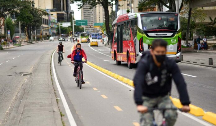 Dia sin carro en Bogotá