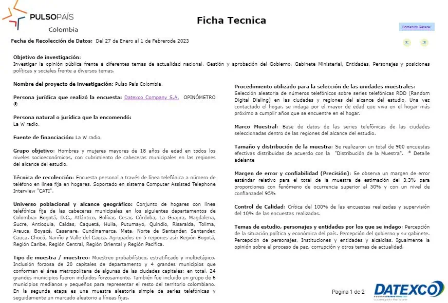 Encuesta Datexco: así está la favorabilidad de los principales alcaldes de Colombia Encuesta Datexco: así está la favorabilidad de los principales alcaldes de Colombia