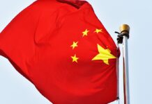 China y su bandera