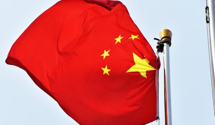 China y su bandera