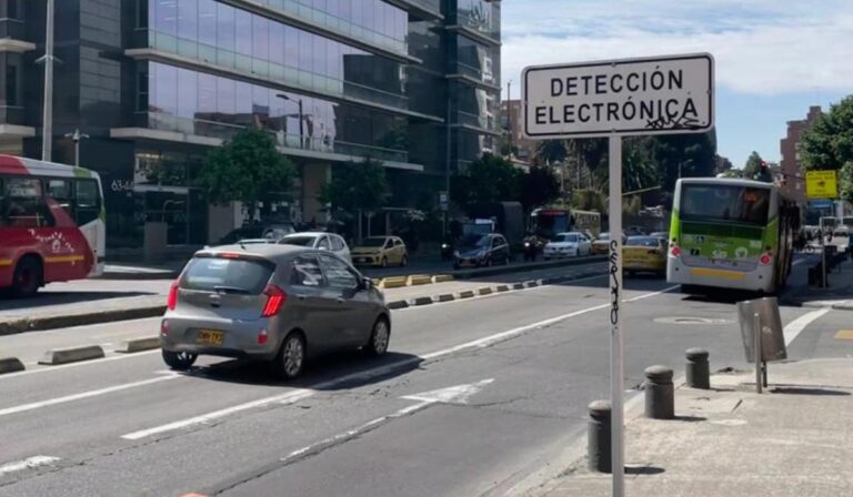 multas de tránsito en Bogotá