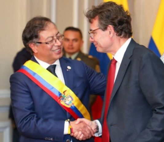 Gustavo Petro y Alejandro Gaviria