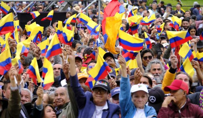 Marchas de maestros en Bogotá este 29 de marzo.