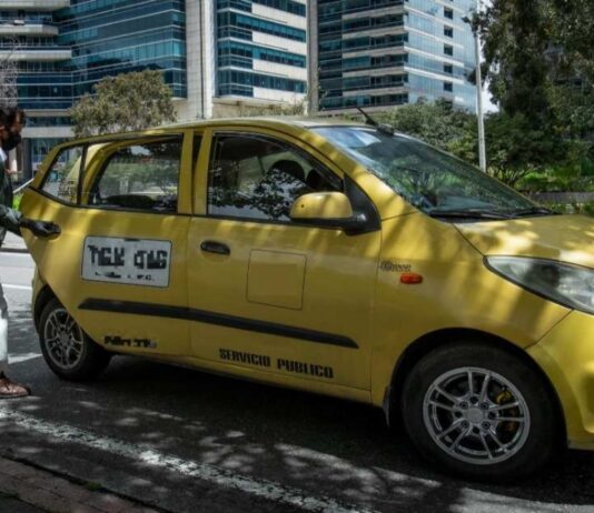 Paro taxistas en Colombia
