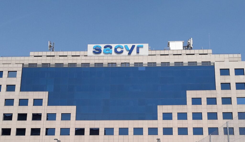 Fachada de la empresa Sacyr