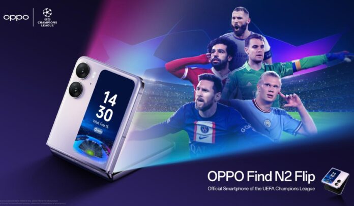 El smartphone de OPPO es el oficial de la Champions League