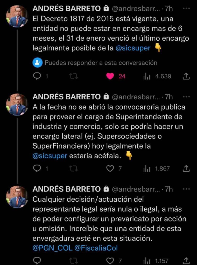 María del Socorro Pimienta se queda como encargada de la SIC; llegó a pedir renuncias