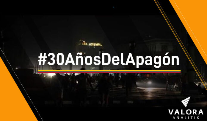 30 años del apagón en Colombia