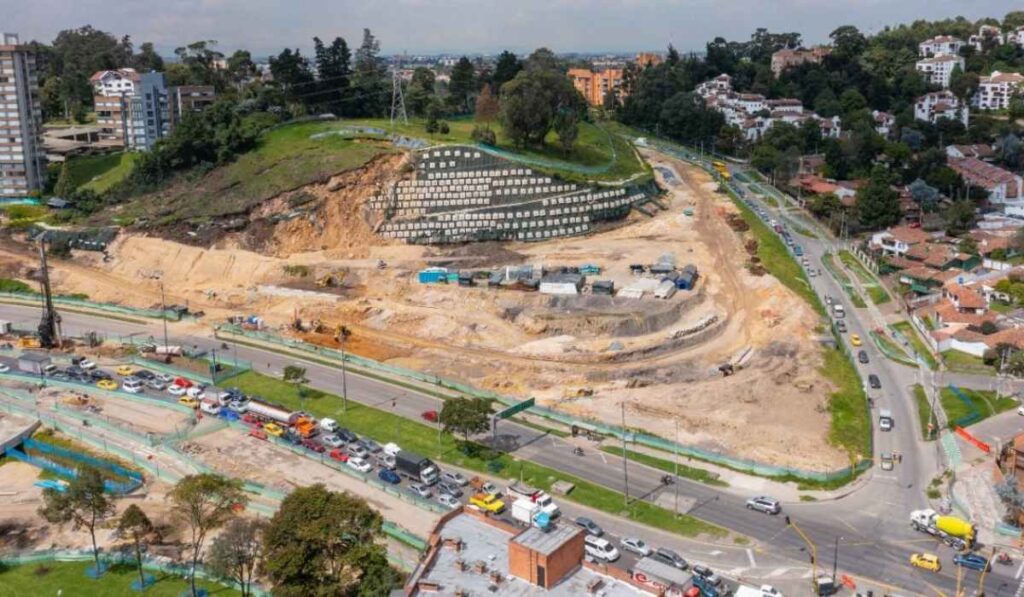 Las obras de la Avenida Boyacá con Avenida Rincón se ejecutan en la localidad de Suba. Foto: IDU