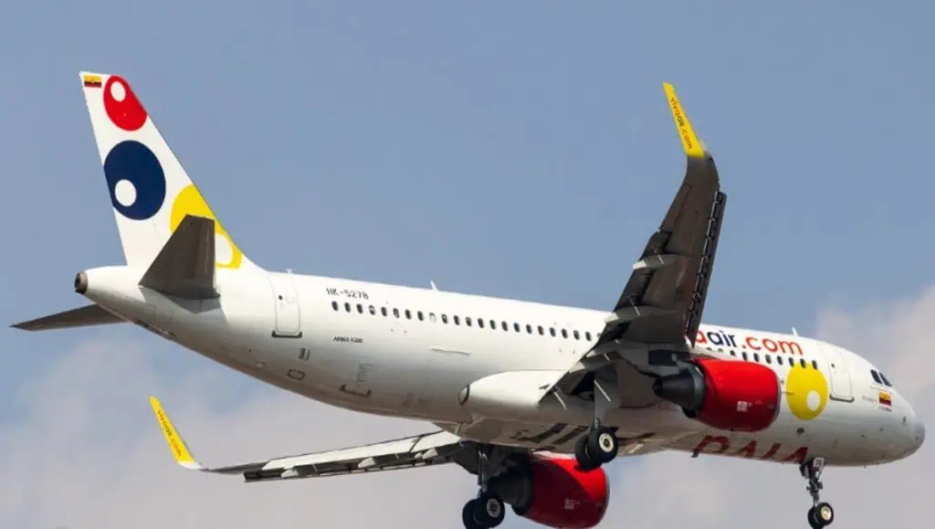 Algunos aviones de Viva Air empiezan a irse de Colombia Avión Viva Air
