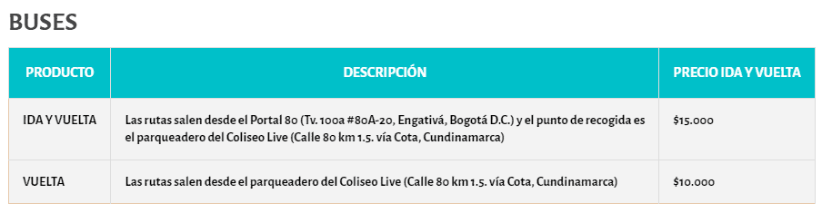 Imagine Dragons en Bogotá: estas son las rutas para movilizarse al Coliseo Live Imagine Dragons en Bogotá: estas son las rutas para movilizarse al Coliseo Live