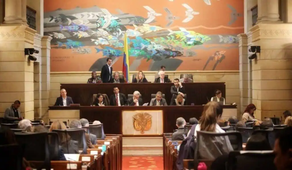 Congreso le tumbó a Petro la mitad de facultades extras en Plan de Desarrollo Salón Elíptico del Congreso de Colombia