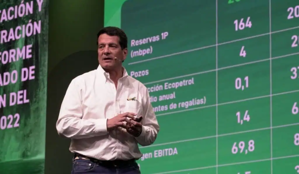 Asamblea de Ecopetrol aprobó histórico dividendo de $593 por acción para 2023 Bayón ha resaltado la técnica del fracking en Vaca Muerta para incrementar la eficiencia en los campos. Imagen: Valora Analitik