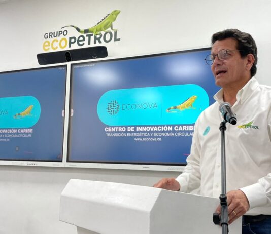 Felipe Bayón, presidente de Ecopetrol, durante una intervención ante la Cámara de Comercio de Cartagena