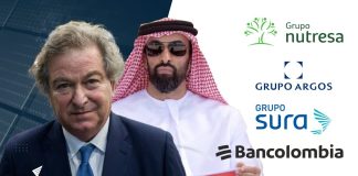 Gilinski y jeque árabe Tahnoon bin Zayed Al Nahyan