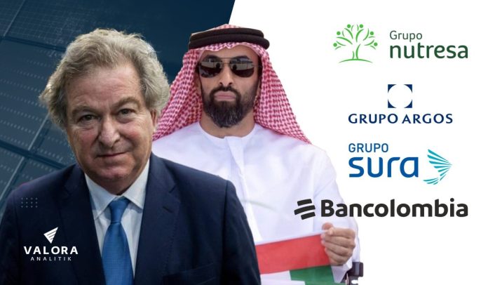 Gilinski y jeque árabe Tahnoon bin Zayed Al Nahyan