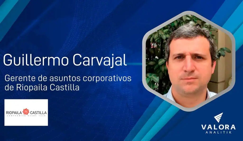 Riopaila busca crecer exportaciones de azúcar y fortalecer negocio de energía en Colombia Guillermo Carvajal, gerente de asuntos corporativos de Riopaila Castilla habló sobre las perspectivas de la empresa para 2023