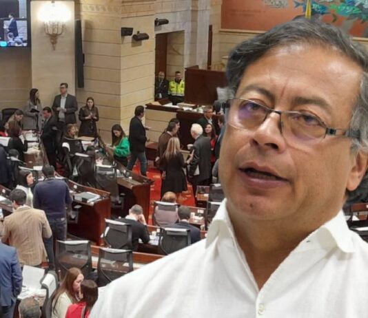 Gustavo Petro y Congreso de Colombia
