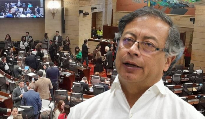 Gustavo Petro y Congreso de Colombia