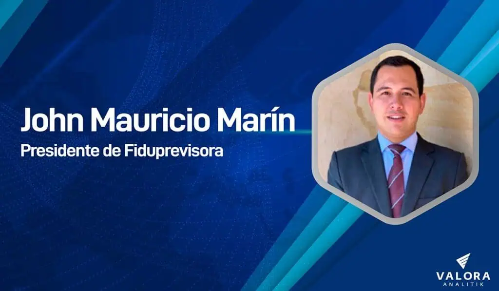 Hay nuevo presidente de Fiduprevisora: John Mauricio Marín releva a Ricardo Castiblanco John Mauricio Marín