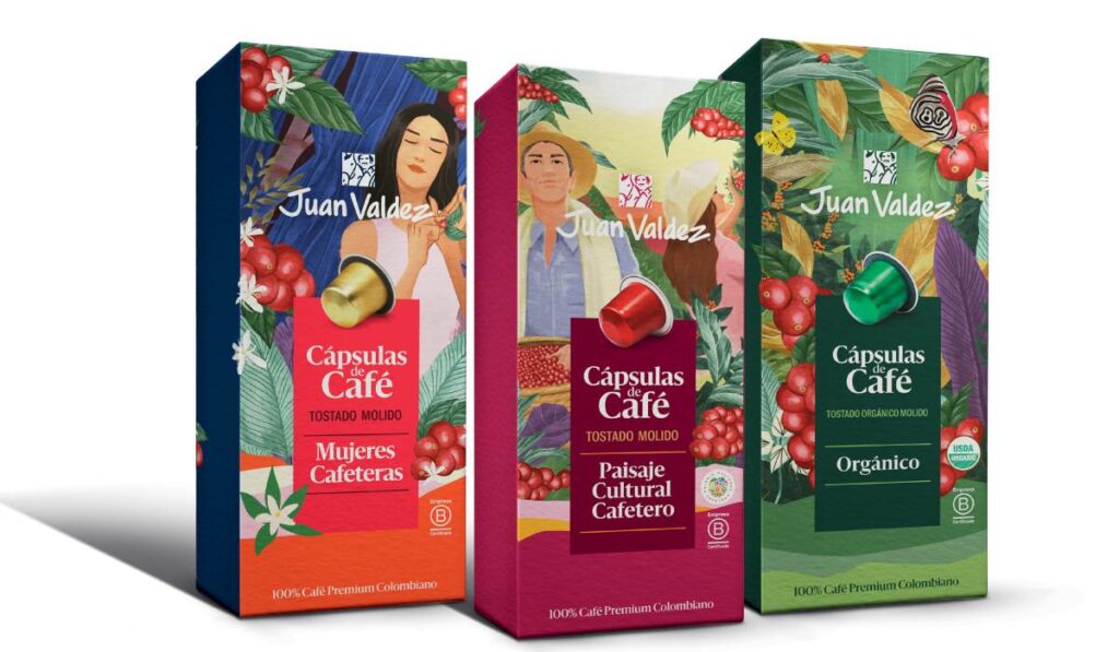Juan Valdez café 100% premium colombiano.