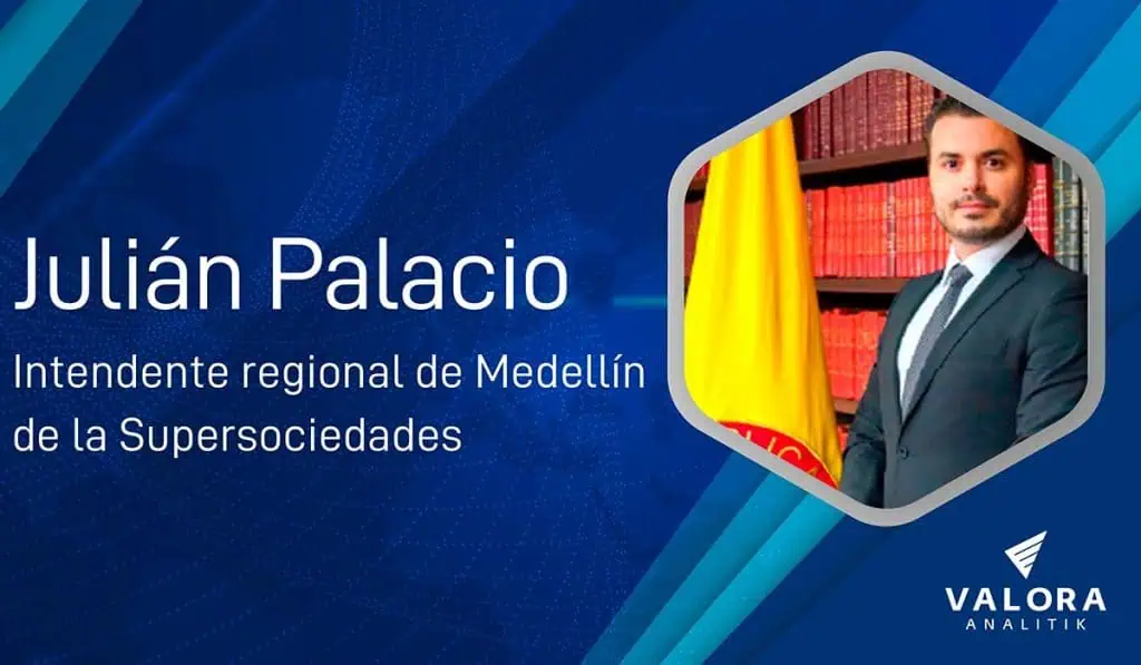 Renunció intendente regional de la Supersociedades en Medellín: estas son las versiones Julián Palacio, intendente regional de Medellín de la Supersociedades