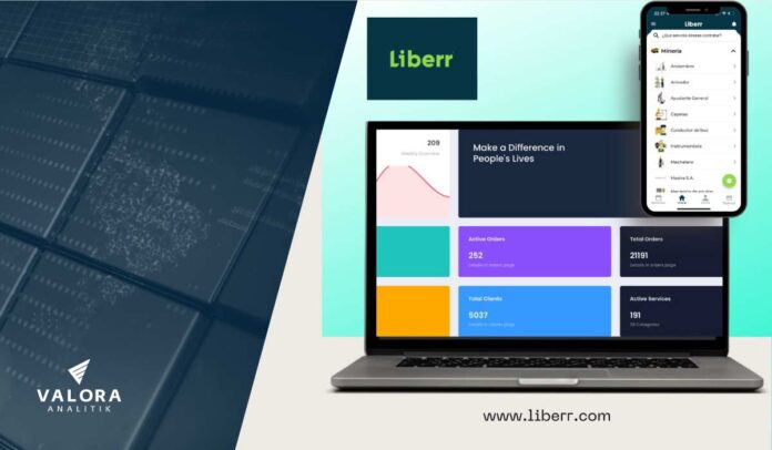 Liberr conecta trabajadores de servicios específicos con usuarios en Colombia.