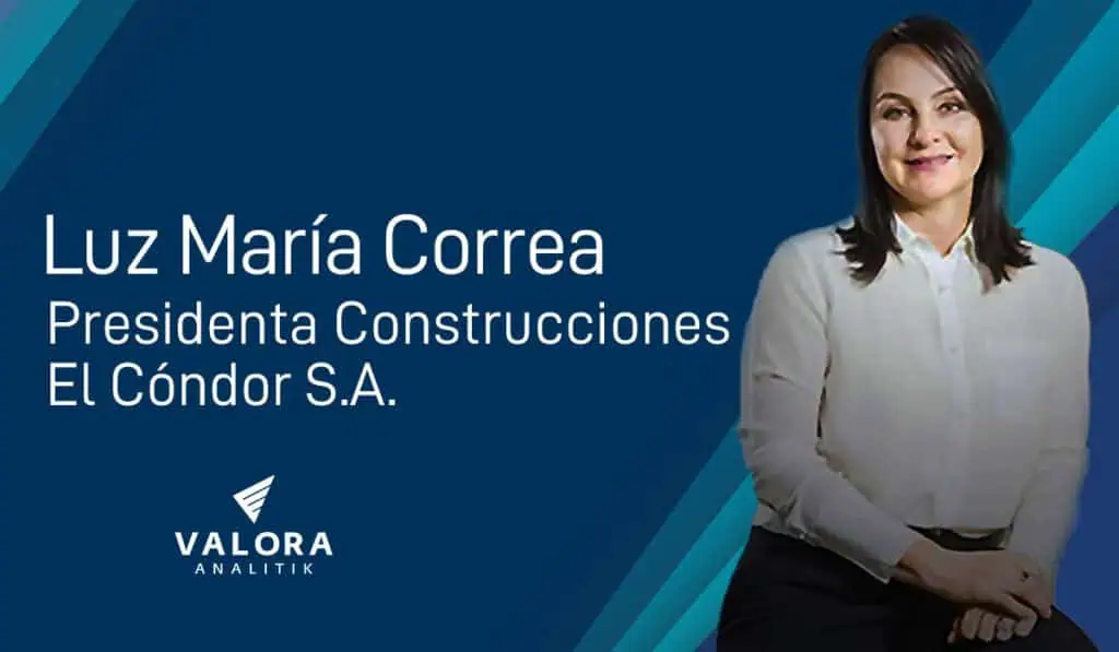 Se va Luz María Correa de la presidencia de Construcciones El Cóndor, ¿quién será su reemplazo? Se va Luz María Correa de la presidencia de Construcciones El Cóndor