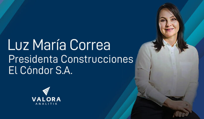 Se va Luz María Correa de la presidencia de Construcciones El Cóndor