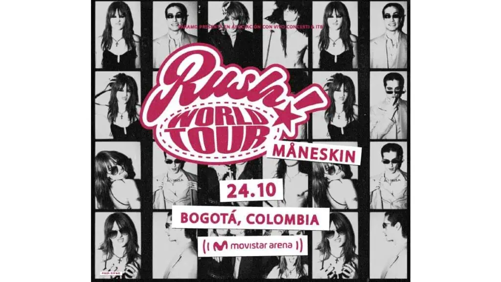 Maneskin en Colombia el 24 de octubre; Aval tendrá preventa exclusiva Maneskin en Colombia