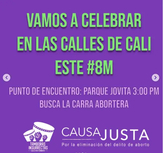 Las marchas del día de la mujer en Colombia: convocatoria y puntos de concentración Las marchas del día de la mujer en Colombia: convocatoria y puntos de concentración