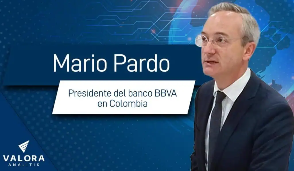 BBVA bajará tasas de interés para comprar vivienda en Colombia Mario Pardo presidente del banco BBVA en Colombia.