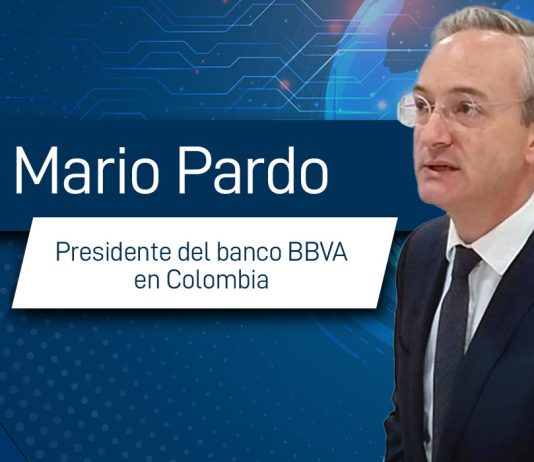 Mario Pardo presidente del banco BBVA en Colombia.