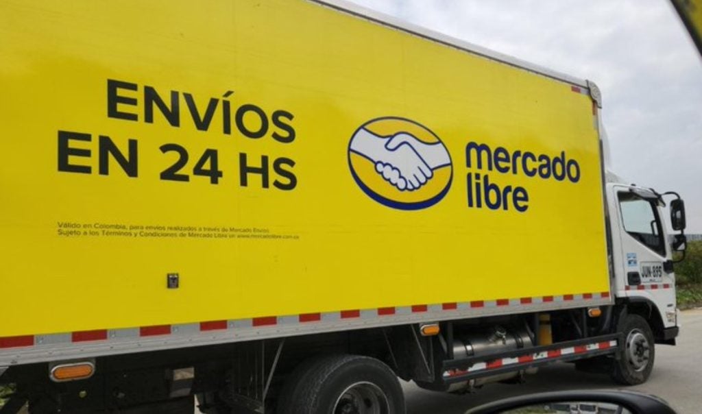 Envíos de Mercado Libre en Colombia. Foto: tomada del Twitter de @Mercadolibre