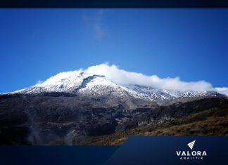 Medidas de seguridad ante posible erupción del Nevado del Ruiz en los próximos días.