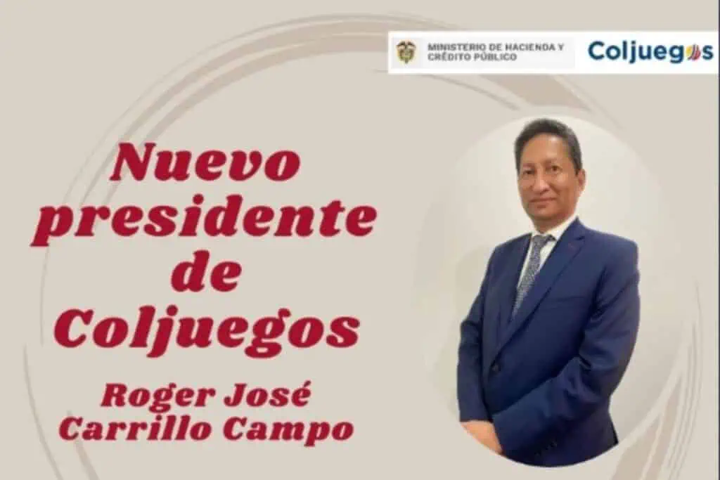 Roger José Carrillo, nuevo presidente de Coljuegos Roger José Carrillo