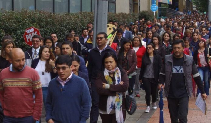 Trabajadores en Colombia