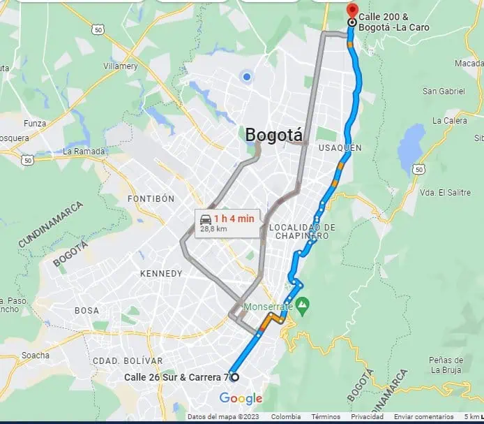 Así sería la reducción de tiempo en trayectos del Transmilenio por la Séptima TransMilenio por la carrera séptima iría hasta la calle 200