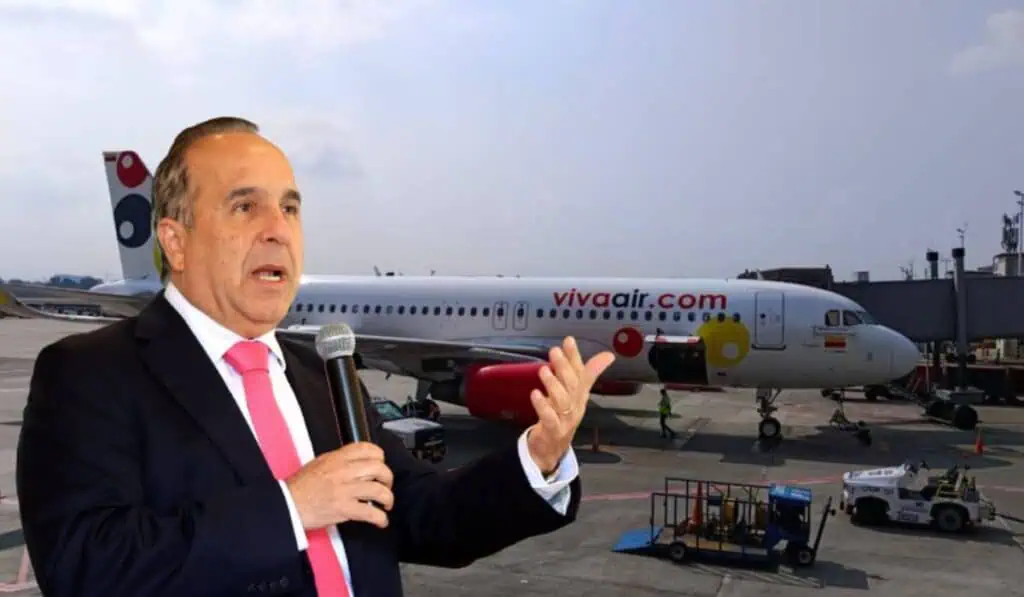 Ministerio de Transporte demandará a Viva por estafa millonaria a pasajeros con suspensión Ministro de Transporte Guillermo Reyes y Viva Air