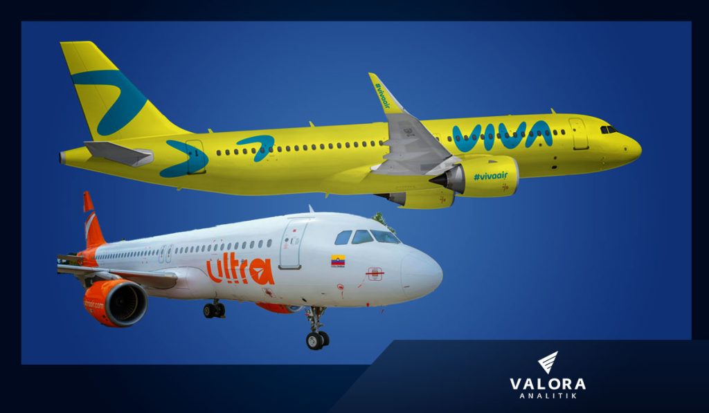 Aviones de Viva y Ultra