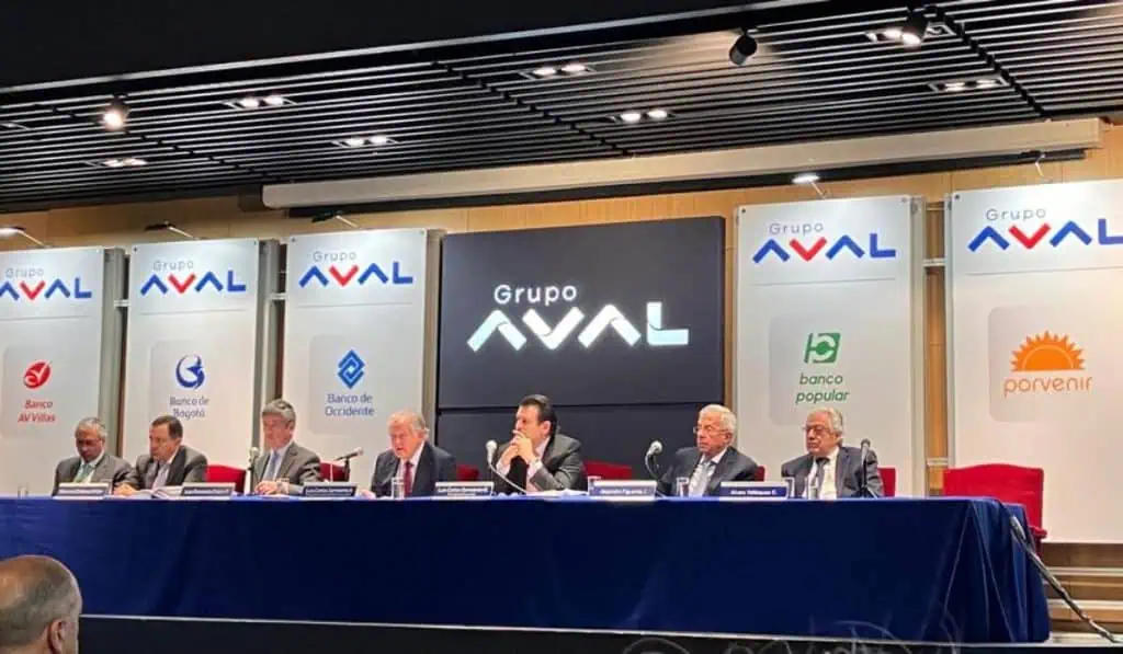 Acciones de Grupo Aval y Corficolombiana caen tras acuerdo de pago por US$60 millones en EE. UU. por Odebrecht Asamblea de Accionistas del Grupo Aval este 30 de marzo de 2023.