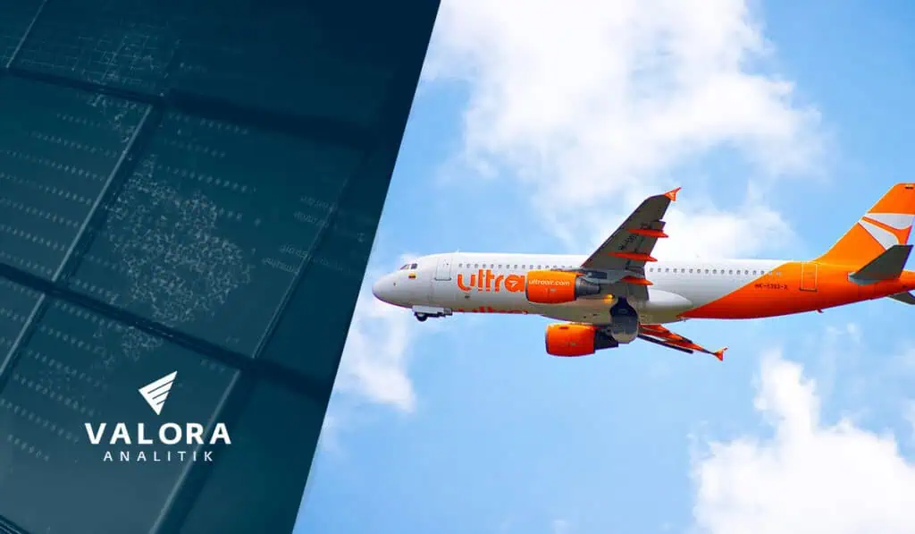 Ultra Air confirma cierre de operaciones y suspensión de venta de tiquetes Ultra Air confirma el cese de operaciones en Colombia. Imagen: Valora Analitik.