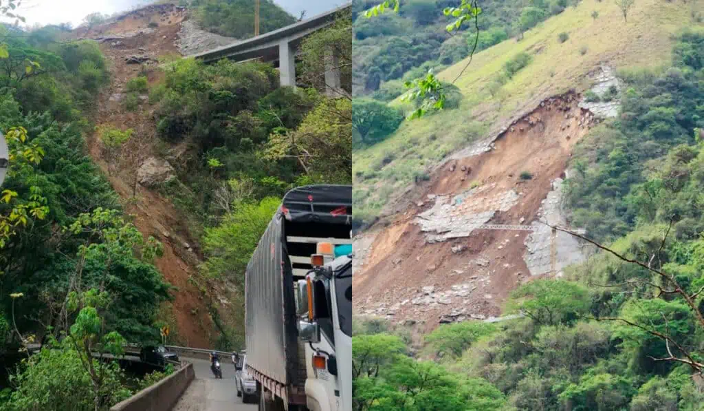 Derrumbe en el Suroeste antioqueño: Covipacífico tomará medidas para garantizar la seguridad Derrumbe en Sínifana