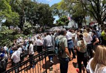 Avanzan manifestaciones de trabajadores del GEA contra Gilinski. Imagen: Twitter.