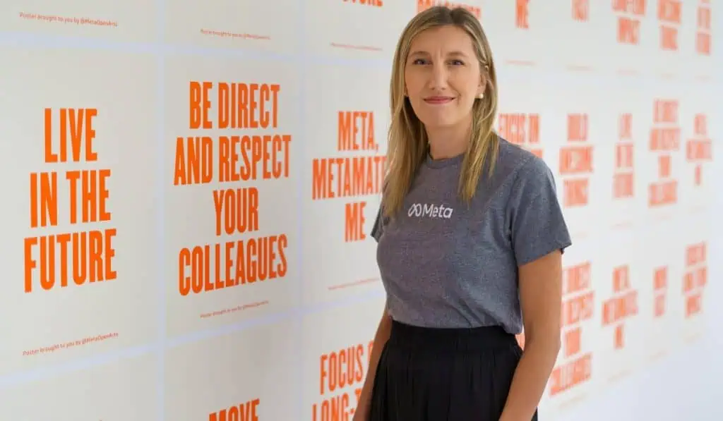 Según Meta, 4 de 5 colombianos navegan en Facebook; estas son las tendencias tecnológicas para 2023 Agustina Fainguersch, managing director en Meta para América Latina