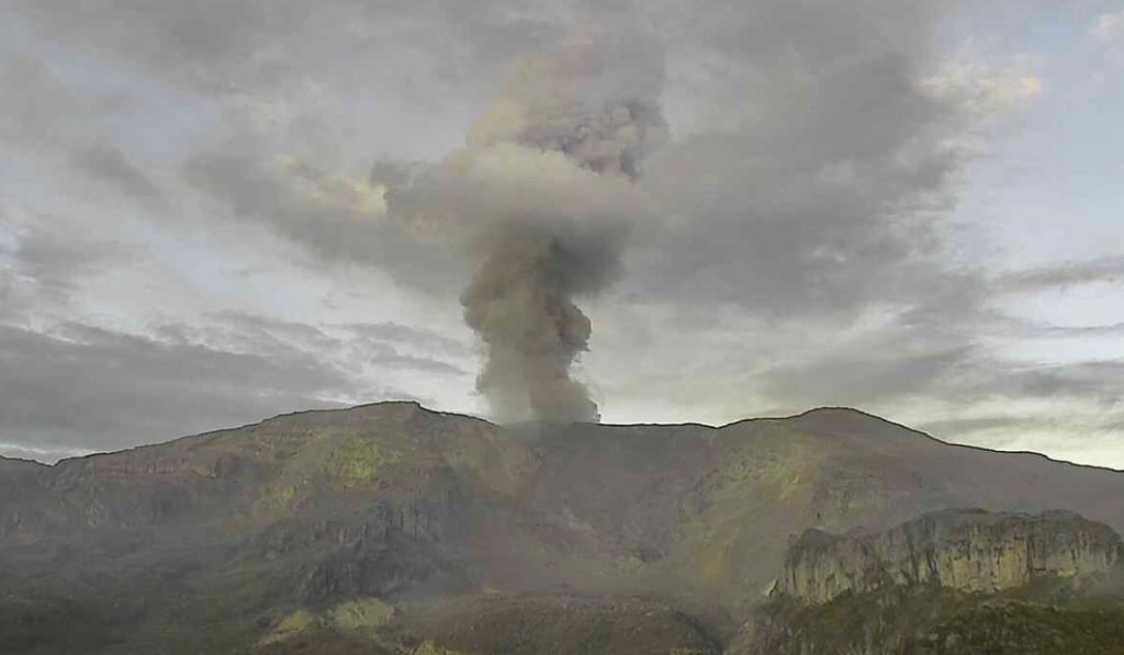 El Nevado del Ruiz y su actividad diaria.