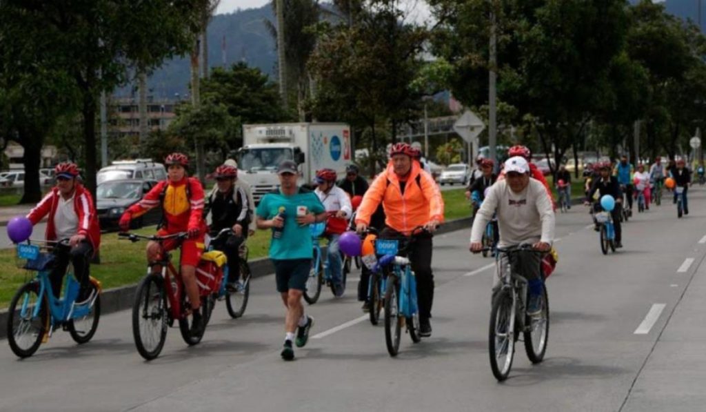 Ciclovía en Bogotá